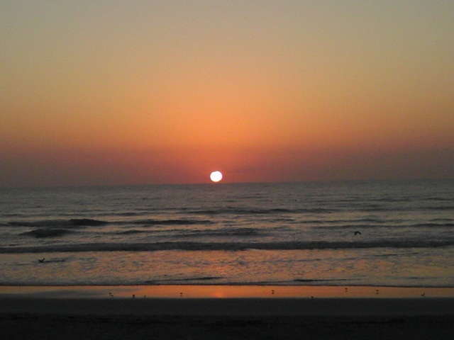 Sunrise over the Altantic